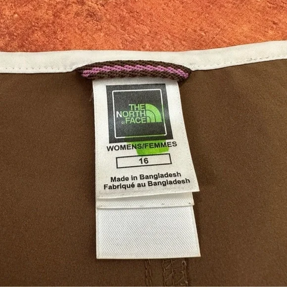 The North Face Women's Brown and Purple Shorts - Picture 3 of 7